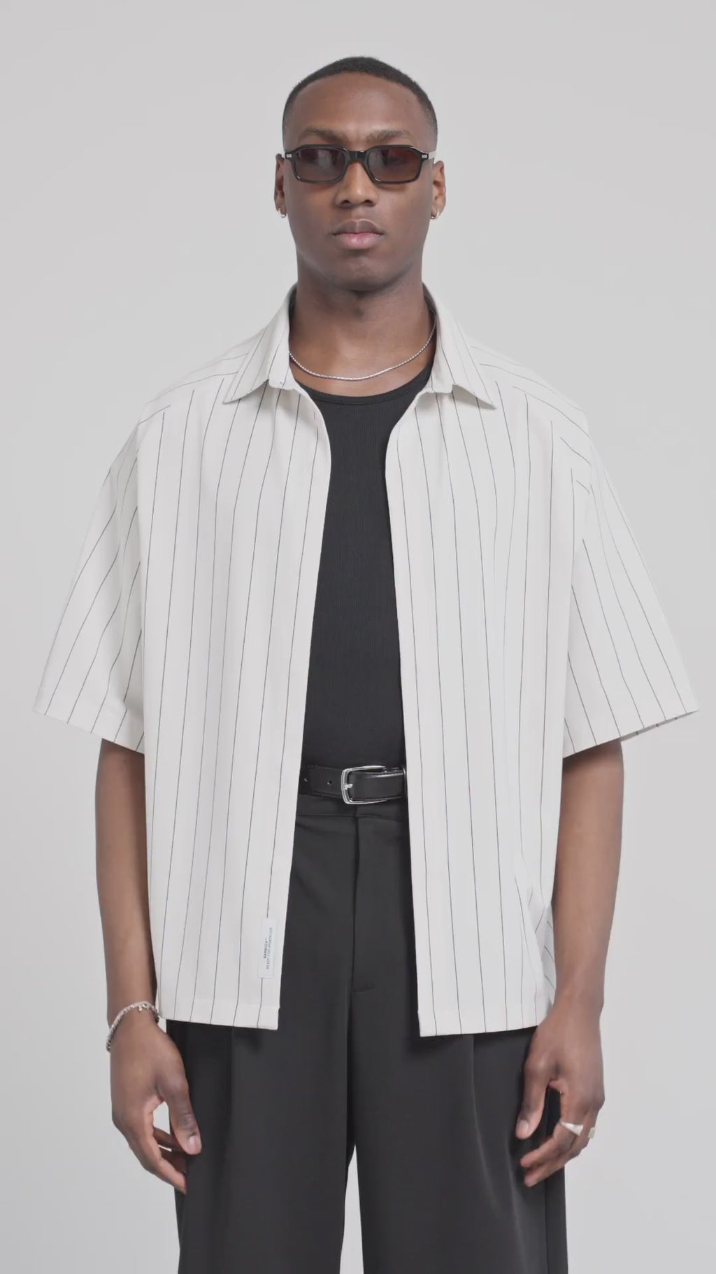 Striped Ecru